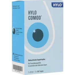 HYLO-COMOD eye drops, 2x10 ml