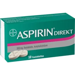 ASPIRIN Diet chewing tablets, 10 pcs
