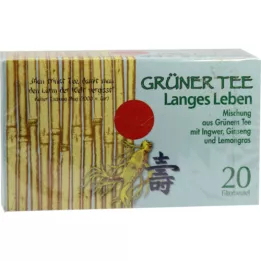 GRÜNER TEE+Ginger +Ginseng filter bag, 20 pcs