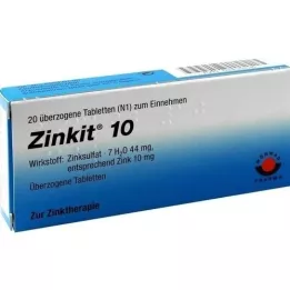 ZINKIT 10 excessive tablets, 20 pcs
