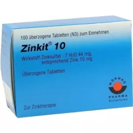 ZINKIT 10 excessive tablets, 100 pcs