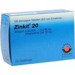 ZINKIT 20 excessive tablets, 100 pcs