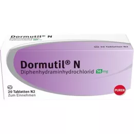 DORMUTIL N tablets, 20 pcs