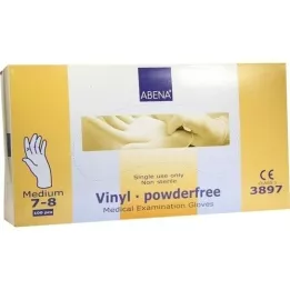 VINYL Gloves powder-free medium blue, 100 pcs