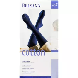 BELSANA Cotton support knee socks AD size 3 marine, 2 |2| pieces |2|