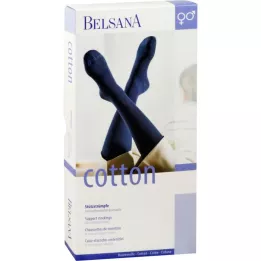 BELSANA Cotton support knee socks AD size 3 black, 2 |2| pieces |2|