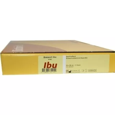 BIATAIN IBU foam association 10x20 cm gentle adhesive, 5 pcs