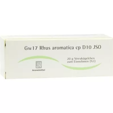 JSO GW17 RHUS Aromatica CP D10 Globuli, 20 g