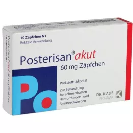 POSTERISAN Acute suppositories, 10 pcs