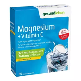 GESUND LEBEN Magnesium + vitamin C effervescent tablets, 3X10 pcs