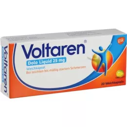VOLTAREN Dolo Liquid 25 mg soft capsules, 20 pcs