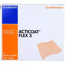 ACTICOAT Flex 3 10x10 cm bandage, 5 pcs