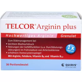 TELCOR Arginine plus bag of granules, 30 pcs
