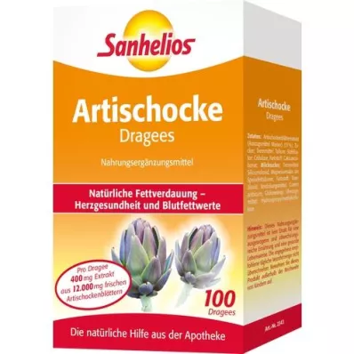 SANHELIOS Artichoke Dragees, 100 pcs