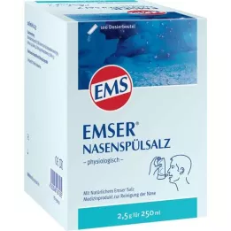 EMSER Nose rinsing salt Physiologically Btl., 100 pcs