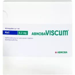 ABNOBAVISCUM Mali 0.2 mg ampoules, 48 pcs