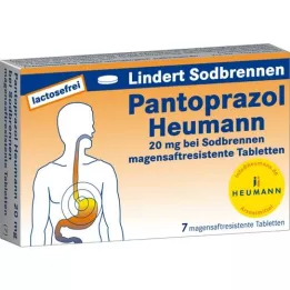 PANTOPRAZOL Heumann 20 mg B.Sod burning Msr.tafl., 7 pcs