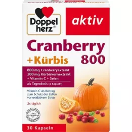 DOPPELHERZ Cranberry+pumpkin capsules, 30 pcs
