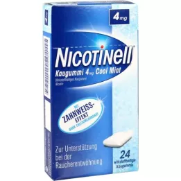 NICOTINELL chewing gum cool mint 4 mg, 24 pcs