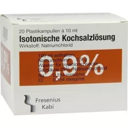 KOCHSALZLÖSUNG 0.9% Pl.Fresenius injectionsg., 20x10 ml
