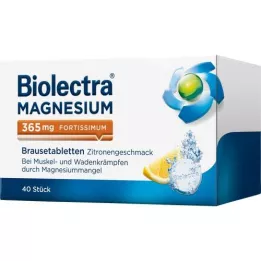BIOLECTRA Magnesium 365 mg fortissimum lemon, 40 pcs