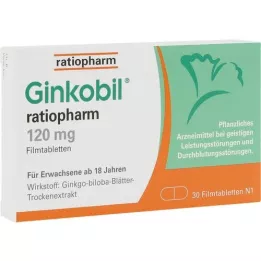 Ginkobil-ratiopharm 120 mg film-coated tablets, 30 pcs