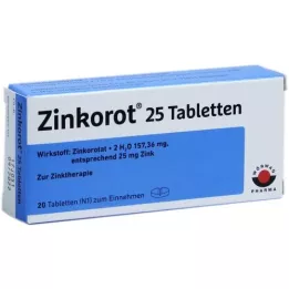 ZINKOROT 25 tablets, 20 pcs