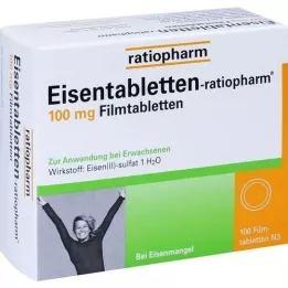 Iron tabletratiopharm 100 mg film-coated tablets, 100 pcs