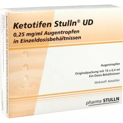 KETOTIFEN Stulln UD Eye drops single -sift., 10x0.4 ml