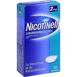 NICOTINELL sucking tablets 2 mg mint, 36 pcs
