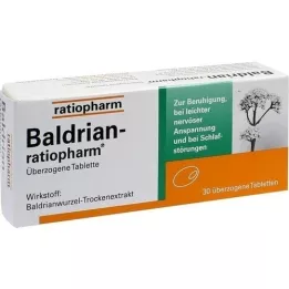 BALDRIAN-RATIOPHARM Excess tablets, 30 pcs