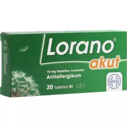 LORANO Acute tablets, 20 pcs