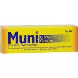 MUNI 0.5% HC Cream, 5g