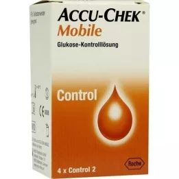 ACCU-CHEK Mobile control solution 4 single application., 1x4 pcs