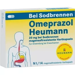 OMEPRAZOL Heumann 20 mg B.Sodbr.Magagenatr.hartk., 14 pcs