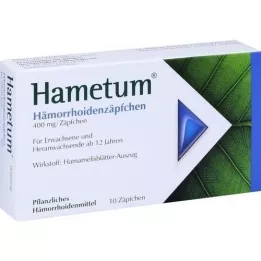 HAMETUM Hemorrhoid suppositories, 10 pcs