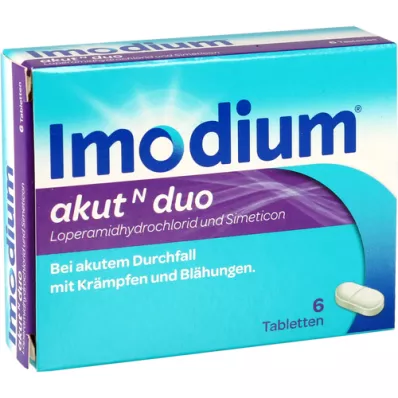 IMODIUM Acute n duo tablets, 6 pcs