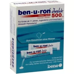 BEN-U-RON direct 500 mg granules strawberry/vanilla, 10 pcs