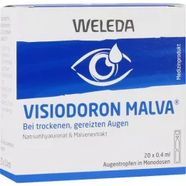 VISIODORON Malva eye drops in single dike pipettes., 20x0.4 ml