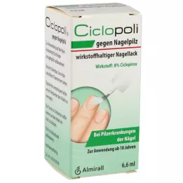 CICLOPOLI Against nail fungus active ingredient. Nail polish, 6.6 ml
