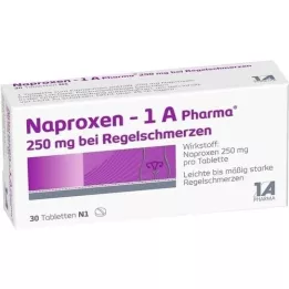 NAPROXEN-1A Pharma 250 mg B. Regel pain Tabl., 30 pcs