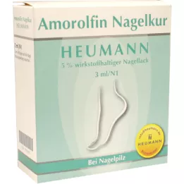 AMOROLFIN Nail cure Heumann 5% WSt.Shalt.nagellack, 3 ml