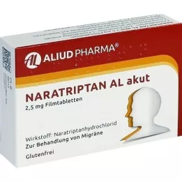 NARATRIPTAN AL acute 2.5 mg film -coated tablets,pcs