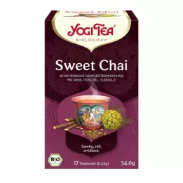 YOGI TEA Sweet Chai Organic Filter Bags, 17X2.0 g