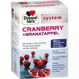 DOPPELHERZ Cranberry+pomegranate system capsules, 60 pcs