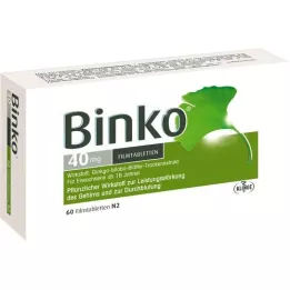 BINKO 40 mg film -coated tablets, 60 pcs