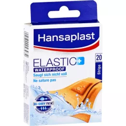 HANSAPLAST Elastic+ plaster waterproof, 20 pcs