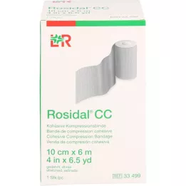 ROSIDAL CC cohesive compression bandage 10 cmx6 m, 1 pcs