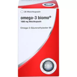 OMEGA-3 Biomo 1,000 mg soft capsules, 28 pcs