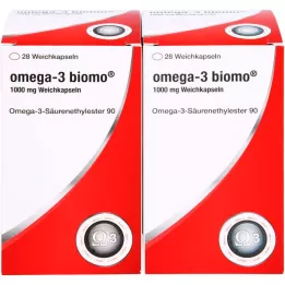 OMEGA-3 Biomo 1,000 mg soft capsules, 56 pcs